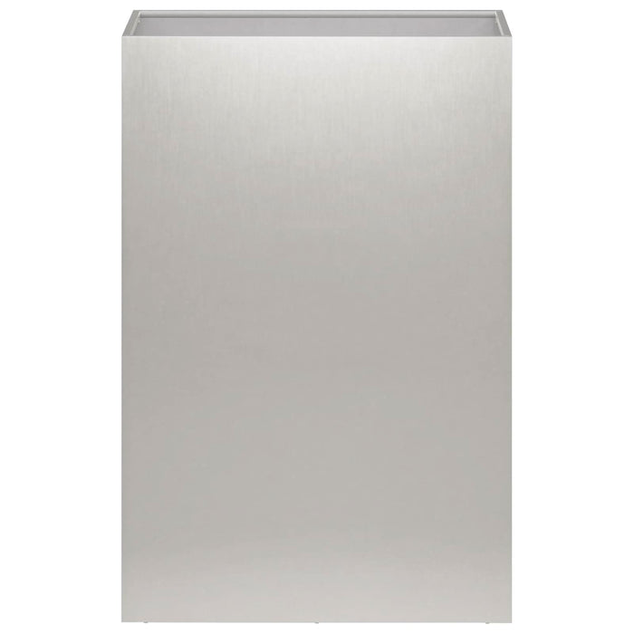 Vază pentru Grădină Argintiu 50 x 30 x 75 cm Oţel inoxidabil WALTI