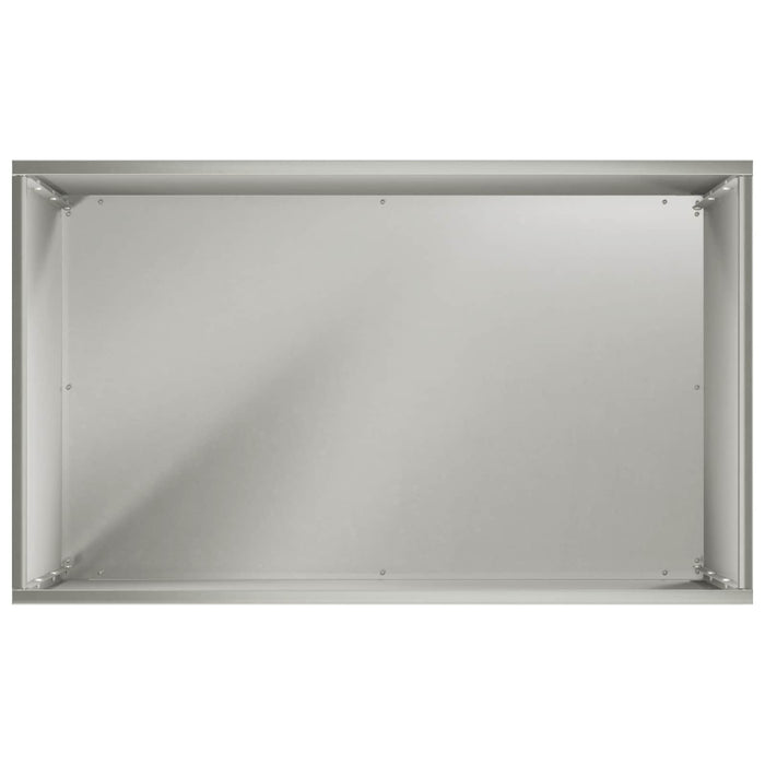 Vază pentru Grădină 2 buc. Argintiu 50 x 30 x 75 cm WALTI