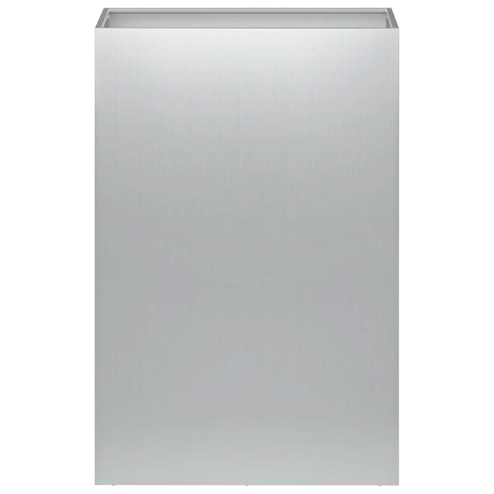 Vază pentru Grădină Argintiu 50 x 30 x 75 cm Oțel Galvanizat WALTI
