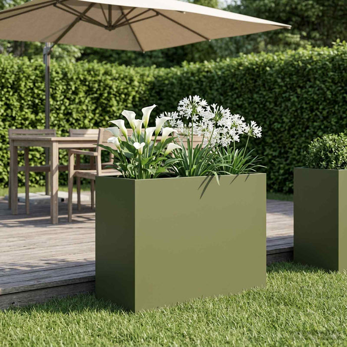 Vază pentru Grădină Verde măsliniu 60 x 30 x 40 cm - WALTI WALTI