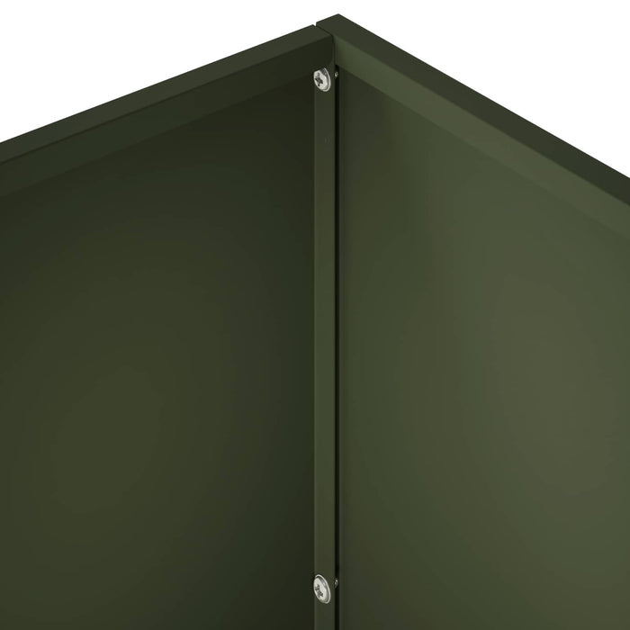 Vază pentru Grădină 2 buc. Verde măsliniu 60 x 30 x 40 cm - WALTI WALTI
