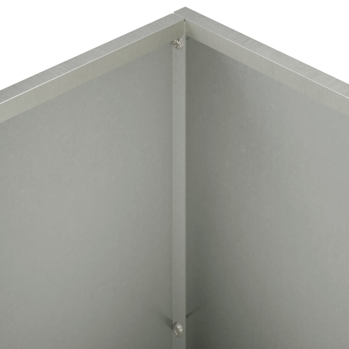 Vază pentru Grădină 2 buc. Argintiu 60 x 30 x 40 cm - WALTI WALTI