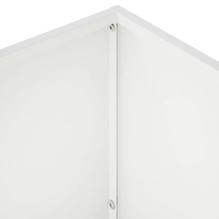 Vază pentru Grădină Alb 60 x 30 x 50 cm Oțel laminat la rece - WALTI WALTI