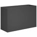 Vază pentru Grădină Negru 80 x 30 x 40 cm Oțel laminat la rece - WALTI WALTI