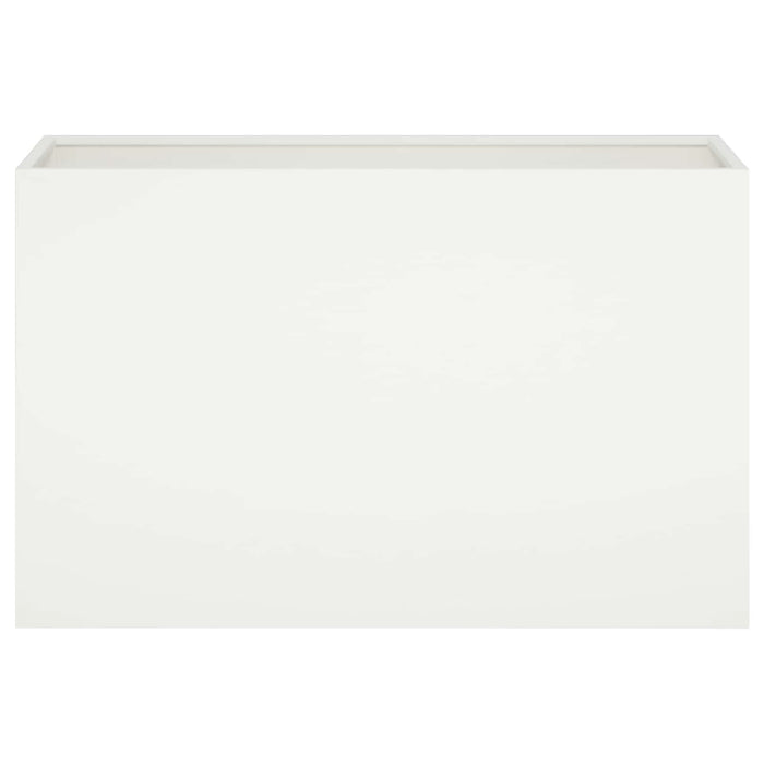 Vază pentru Grădină Alb 80 x 30 x 40 cm Oțel laminat la rece WALTI