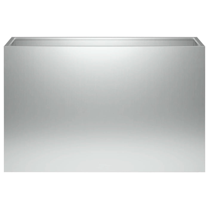 Vază pentru Grădină Argintiu 80 x 30 x 50 cm Oțel Galvanizat - WALTI WALTI