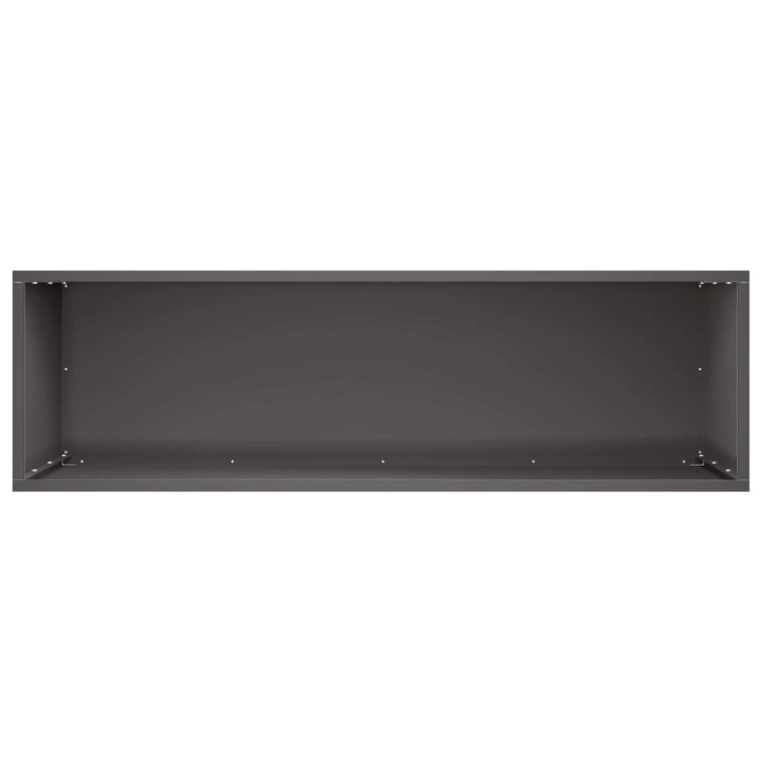 Vază pentru Grădină Negru 100 x 30 x 40 cm Oțel laminat la rece WALTI