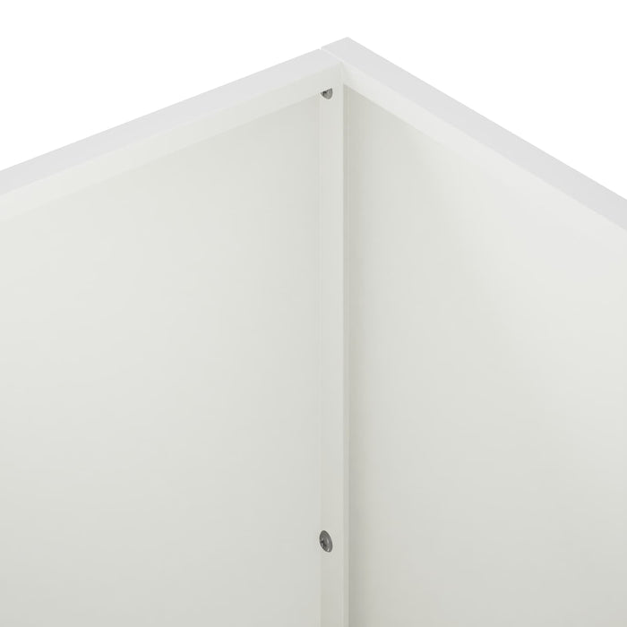 Vază pentru Grădină Alb 100 x 30 x 40 cm Oțel laminat la rece WALTI