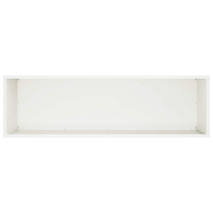 Vază pentru Grădină Alb 100 x 30 x 40 cm Oțel laminat la rece WALTI