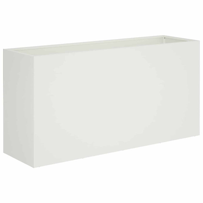 Vază pentru Grădină 2 buc. Alb 100 x 30 x 40 cm WALTI