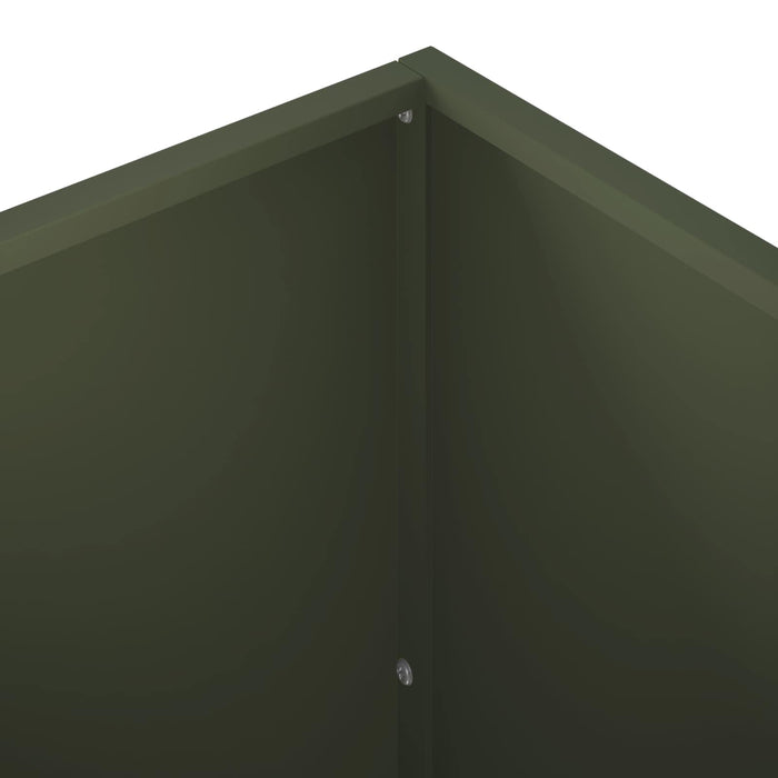 Vază pentru Grădină Verde măsliniu 100 x 30 x 40 cm WALTI