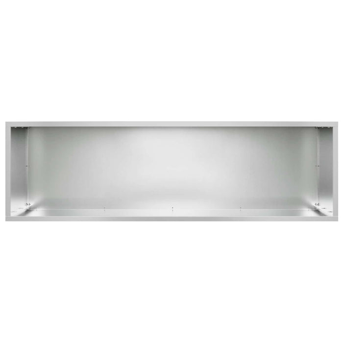 Vază pentru Grădină Argintiu 100 x 30 x 40 cm Oțel Galvanizat WALTI
