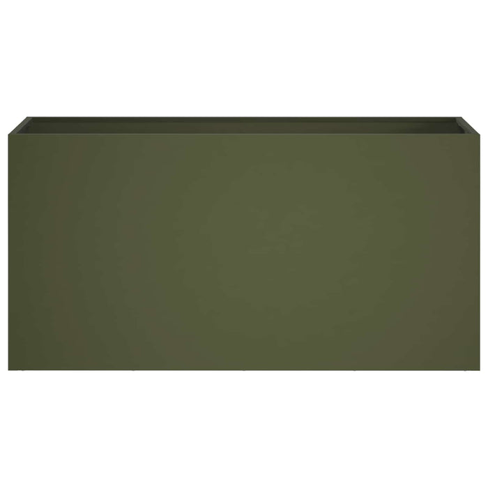 Vază pentru Grădină Verde măsliniu 100 x 30 x 50 cm WALTI