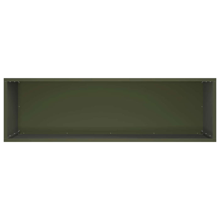 Vază pentru Grădină 2 buc. Verde măsliniu 100 x 30 x 50 cm WALTI
