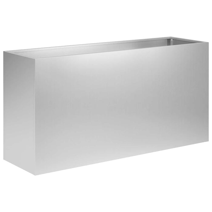 Vază pentru Grădină Argintiu 100 x 30 x 50 cm Oțel Galvanizat WALTI