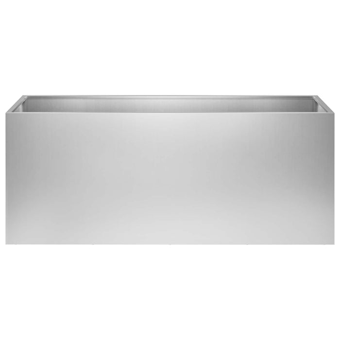 Vază pentru Grădină 2 buc. Argintiu 100 x 30 x 50 cm WALTI