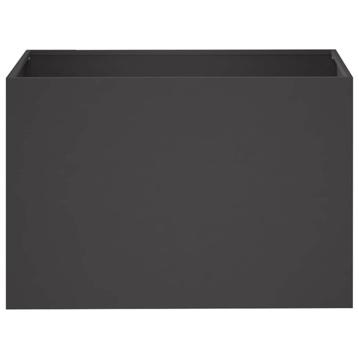 Vază pentru Grădină 2 buc. Negru 50 x 40 x 40 cm WALTI