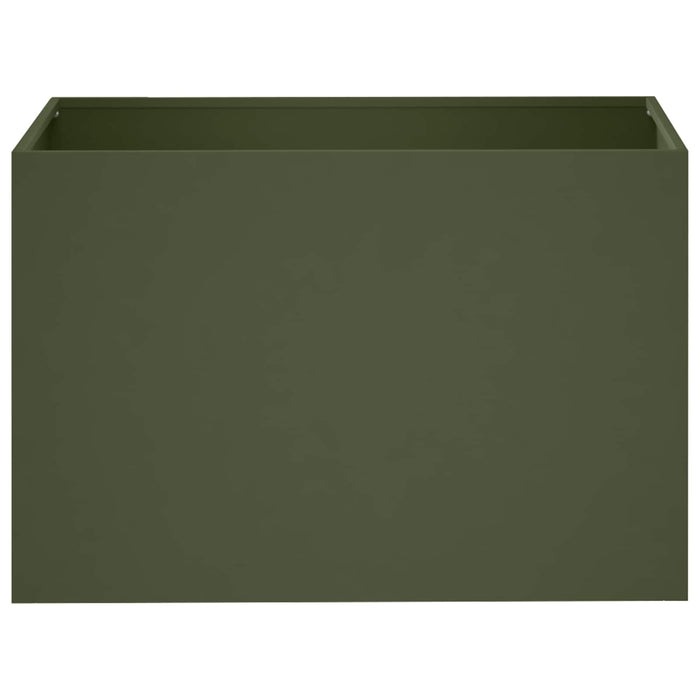 Vază pentru Grădină 2 buc. Verde măsliniu 50 x 40 x 40 cm WALTI