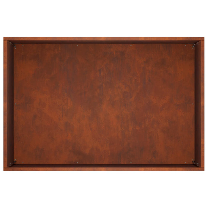 Vază pentru Grădină 2 buc. Ruginit 50 x 40 x 40 cm WALTI