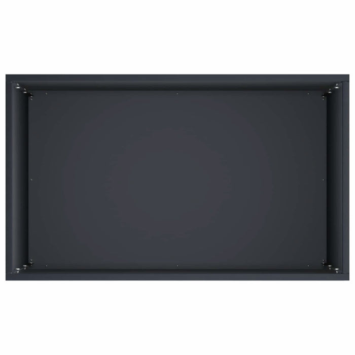 Vază pentru Grădină 2 buc. Antracit 50 x 40 x 75 cm WALTI