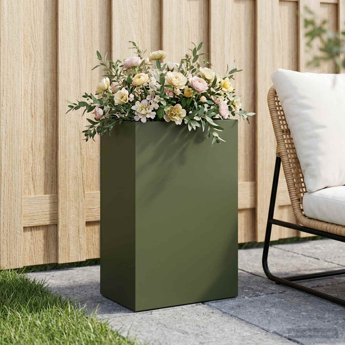 Vază pentru Grădină Verde măsliniu 50 x 40 x 75 cm WALTI