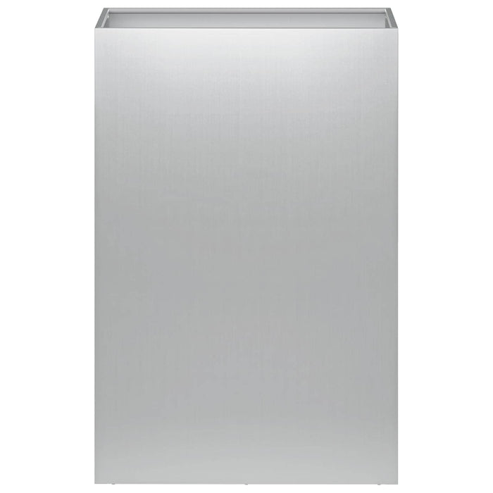 Vază pentru Grădină Argintiu 50 x 40 x 75 cm Oțel Galvanizat WALTI