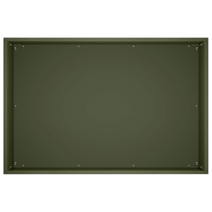 Vază pentru Grădină Verde măsliniu 60 x 40 x 40 cm WALTI