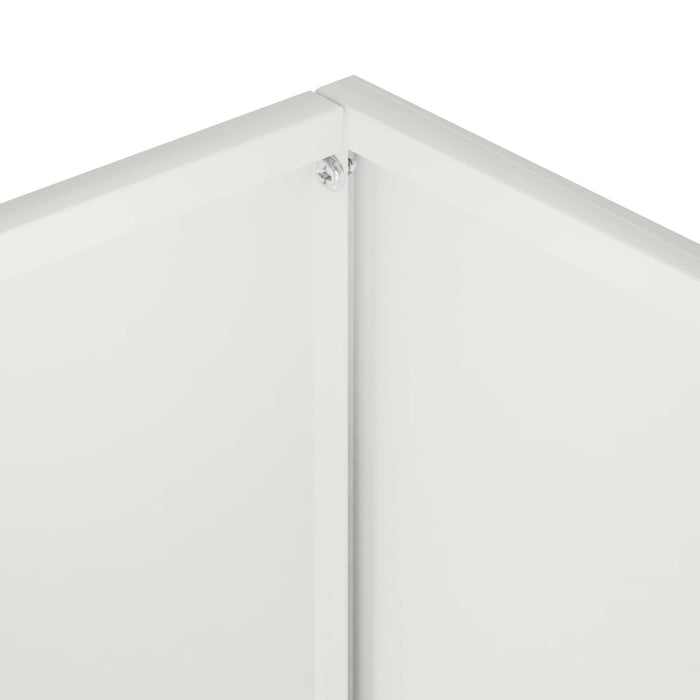 Vază pentru Grădină 2 buc. Alb 60 x 40 x 50 cm WALTI