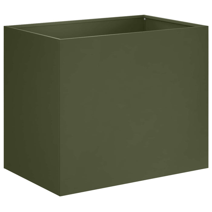 Vază pentru Grădină 2 buc. Verde măsliniu 60 x 40 x 50 cm WALTI