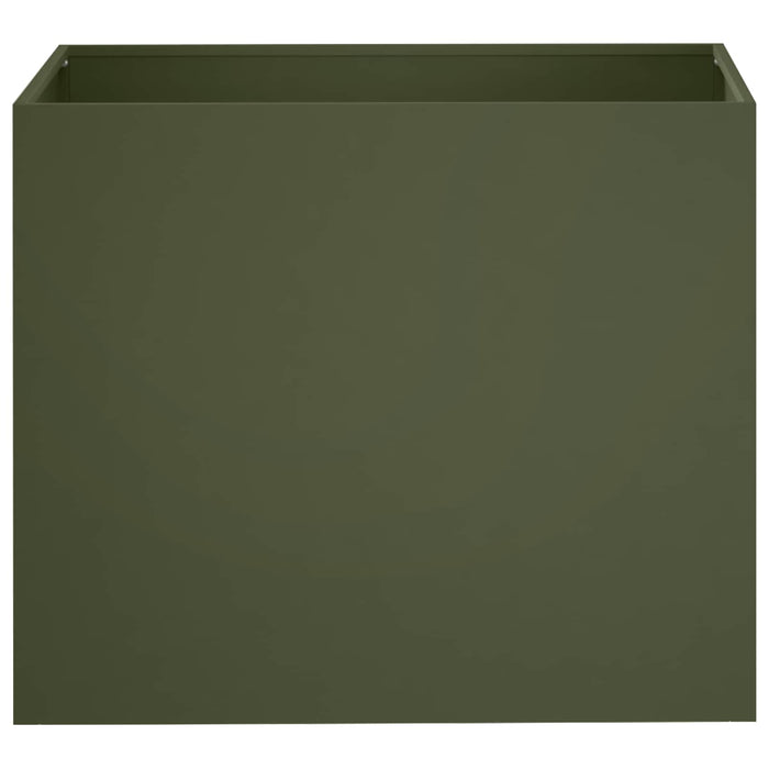 Vază pentru Grădină 2 buc. Verde măsliniu 60 x 40 x 50 cm WALTI