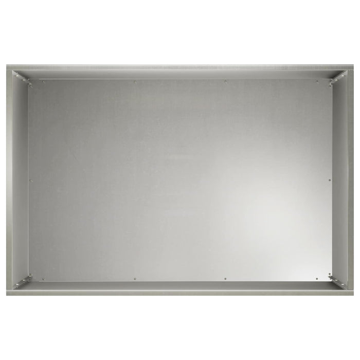 Vază pentru Grădină 2 buc. Argintiu 60 x 40 x 50 cm WALTI