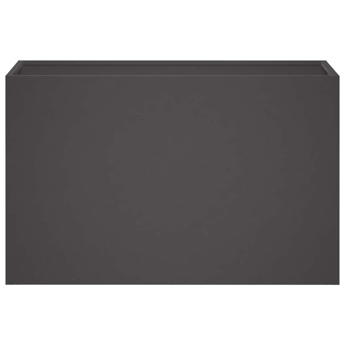 Vază pentru Grădină Negru 80 x 40 x 50 cm Oțel laminat la rece - WALTI WALTI
