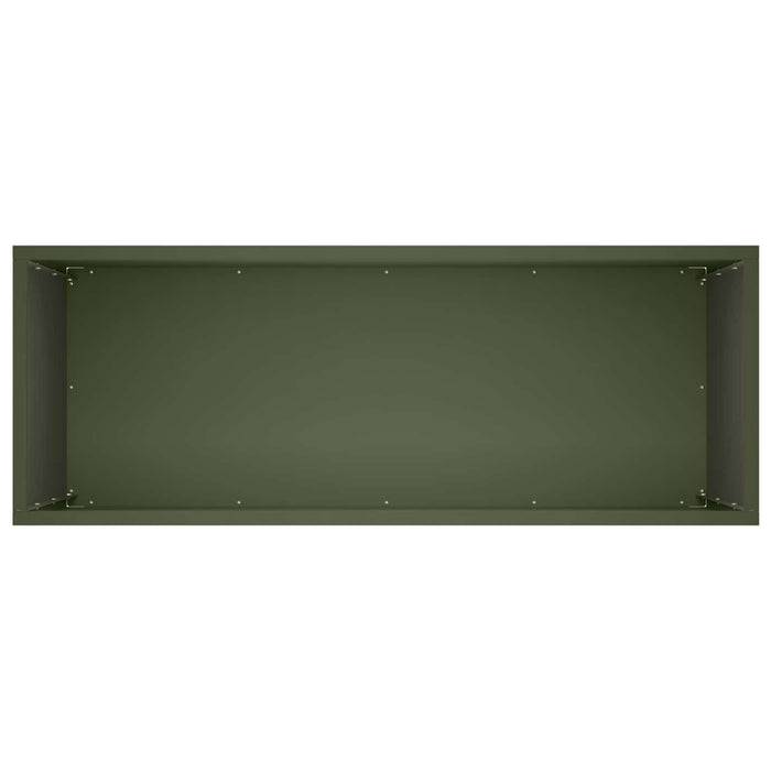 Vază pentru Grădină 2 buc. Verde măsliniu 80 x 40 x 50 cm - WALTI WALTI