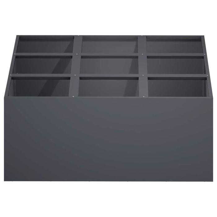 Vază pentru Grădină Antracit 100 x 100 x 20 cm - WALTI WALTI