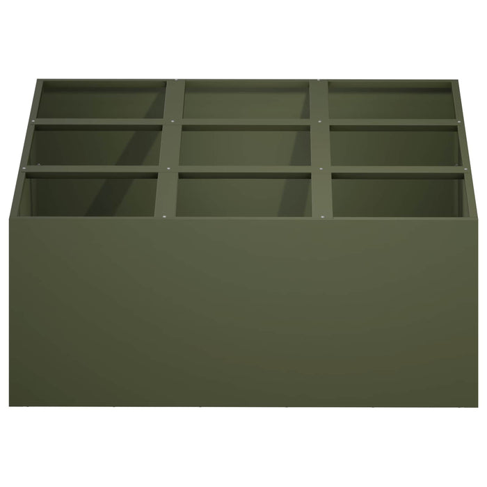 Vază pentru Grădină Verde măsliniu 100 x 100 x 30 cm - WALTI WALTI