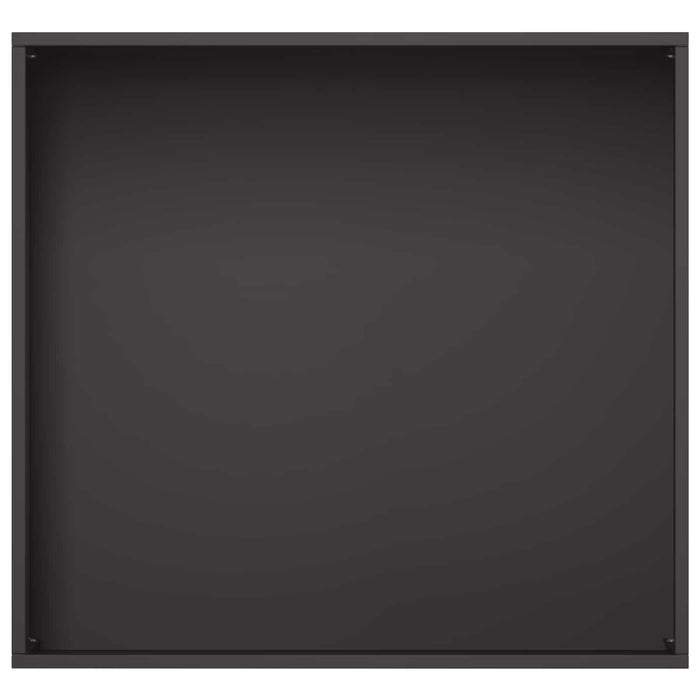 Vază pentru Grădină Negru 50 x 50 x 75 cm Oțel laminat la rece WALTI
