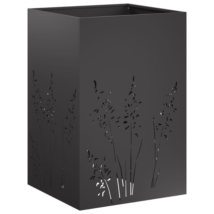 Vază pentru Grădină 2 buc. Negru 50 x 50 x 75 cm WALTI