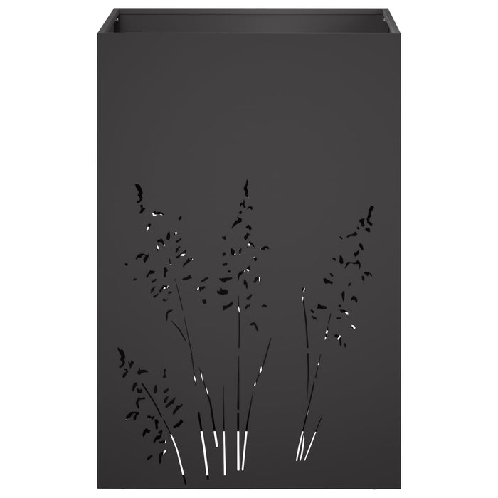 Vază pentru Grădină 2 buc. Negru 50 x 50 x 75 cm WALTI