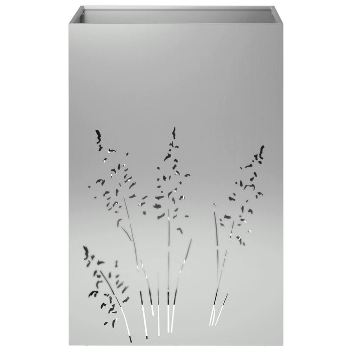 Vază pentru Grădină Argintiu 50 x 50 x 75 cm Oțel Galvanizat WALTI