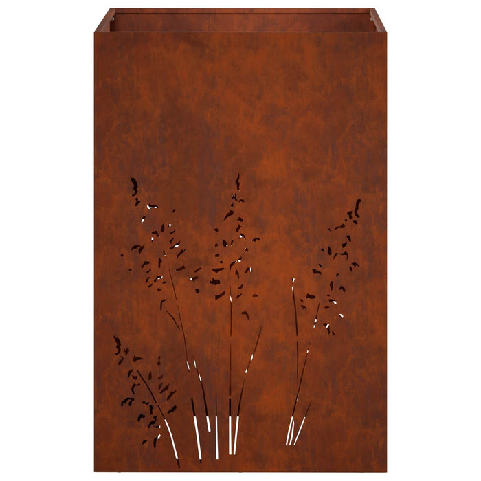 Vază pentru Grădină 2 buc. Ruginit 50 x 50 x 75 cm WALTI