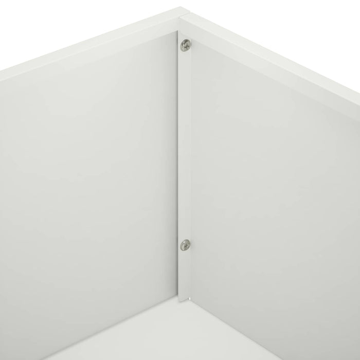 Vază pentru Grădină 2 buc. Alb 50 x 30 x 75 cm WALTI