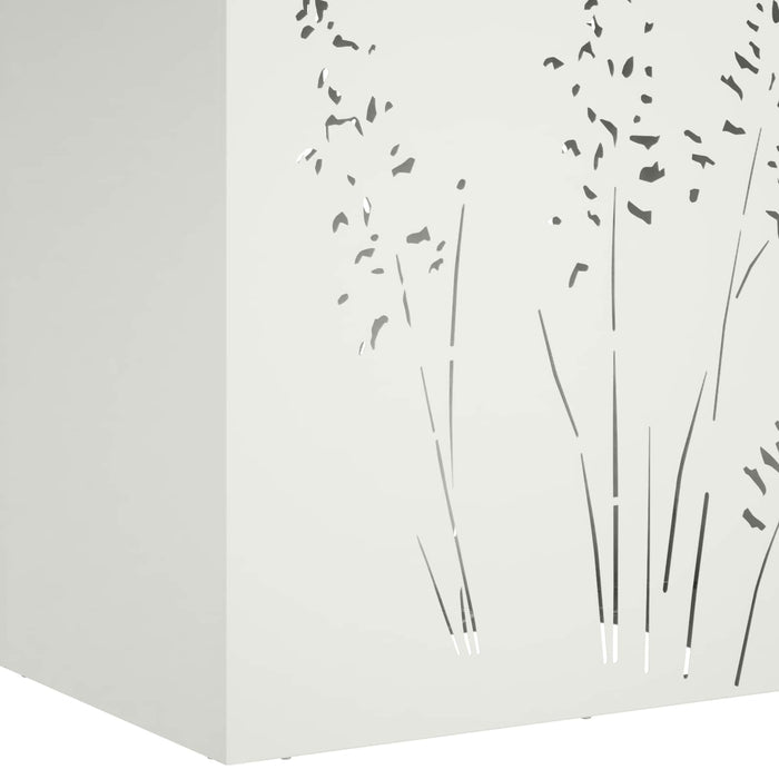 Vază pentru Grădină 2 buc. Alb 50 x 30 x 75 cm WALTI