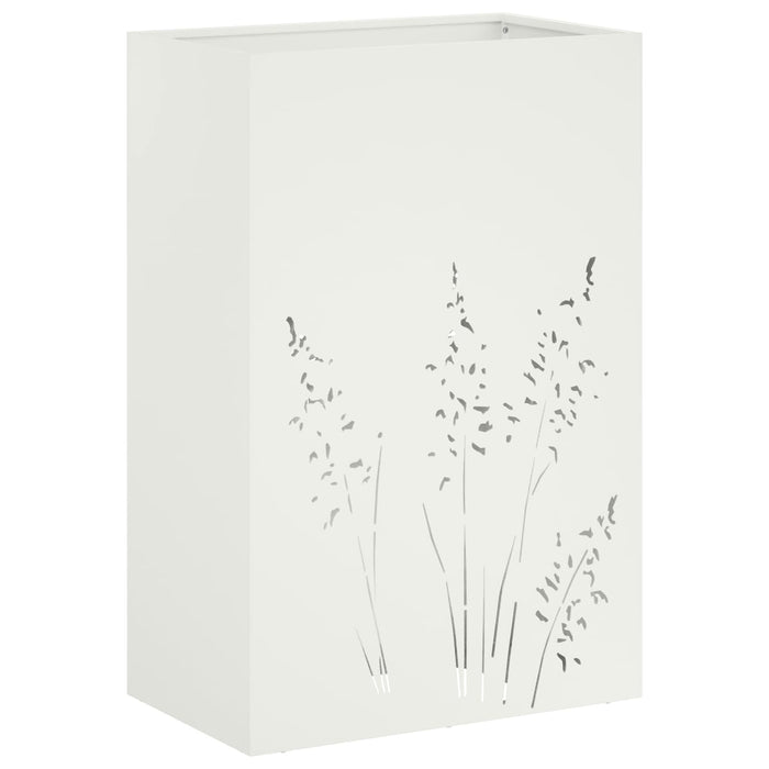 Vază pentru Grădină 2 buc. Alb 50 x 30 x 75 cm WALTI