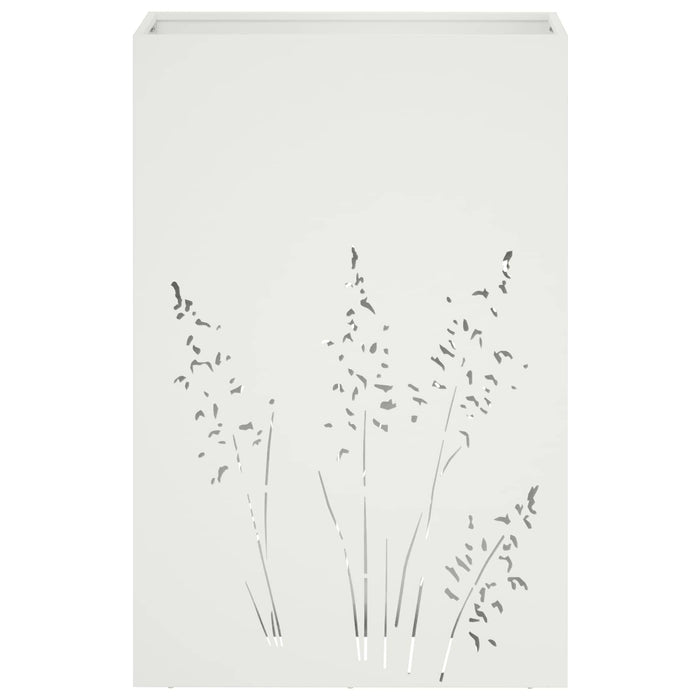 Vază pentru Grădină 2 buc. Alb 50 x 30 x 75 cm WALTI