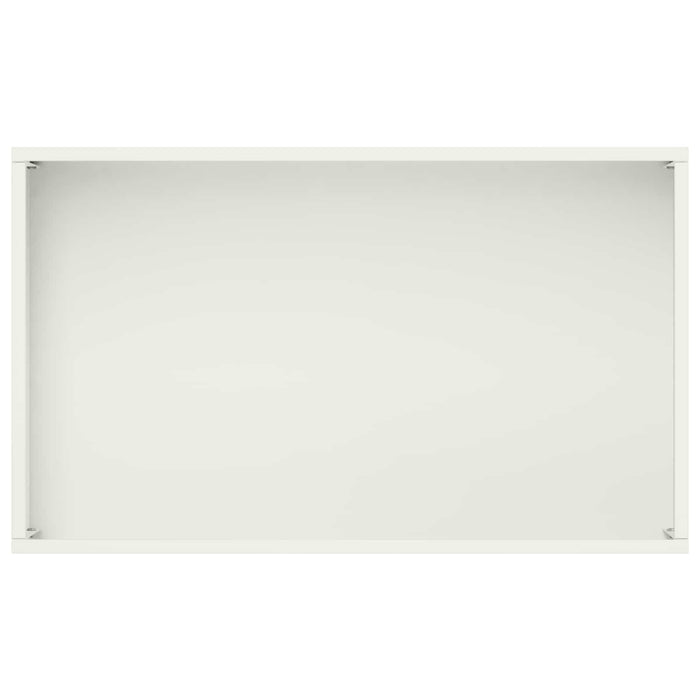 Vază pentru Grădină 2 buc. Alb 50 x 30 x 75 cm WALTI