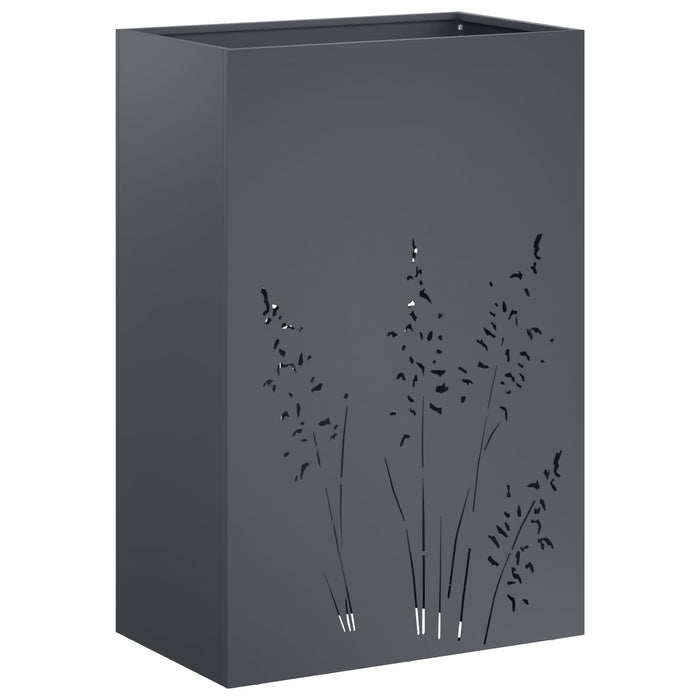 Vază pentru Grădină 2 buc. Antracit 50 x 30 x 75 cm WALTI