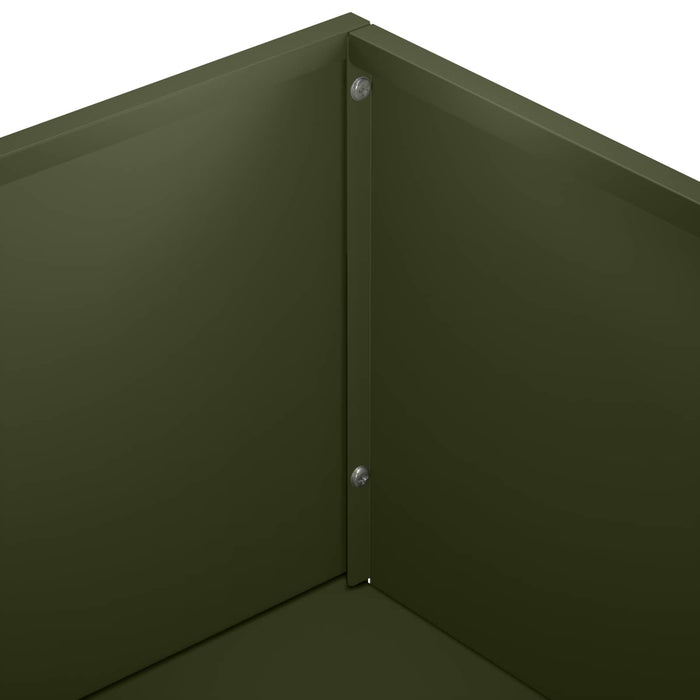 Vază pentru Grădină Verde măsliniu 50 x 30 x 75 cm WALTI