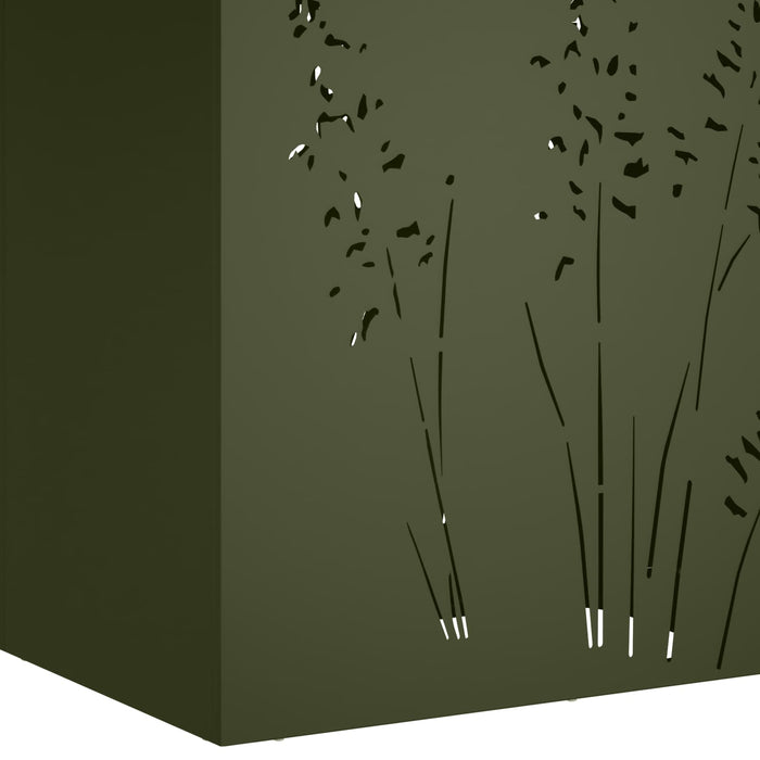 Vază pentru Grădină Verde măsliniu 50 x 30 x 75 cm WALTI