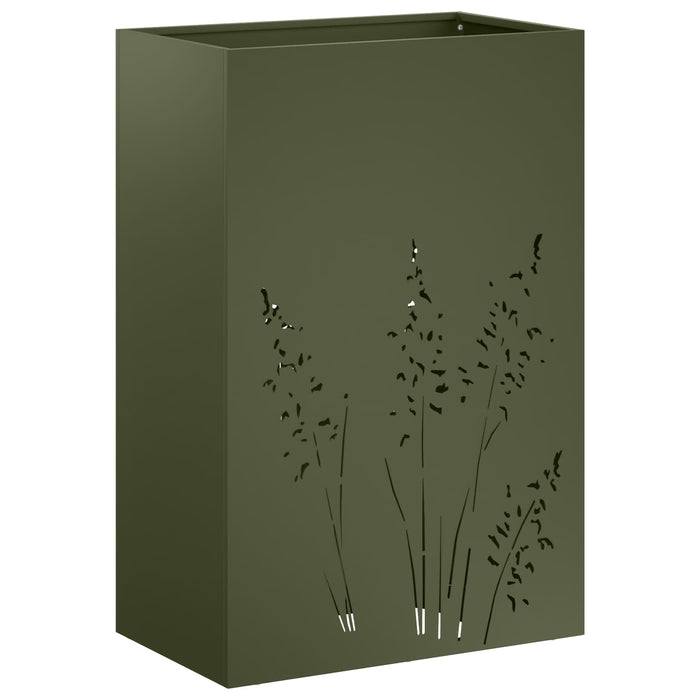 Vază pentru Grădină Verde măsliniu 50 x 30 x 75 cm WALTI