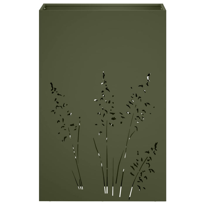Vază pentru Grădină 2 buc. Verde măsliniu 50 x 30 x 75 cm WALTI